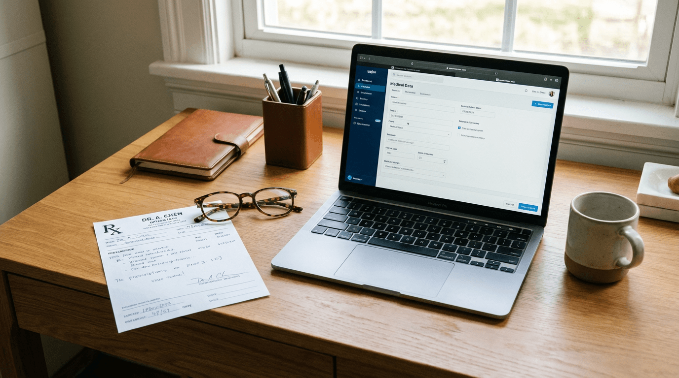 Prescription order extraction workflow